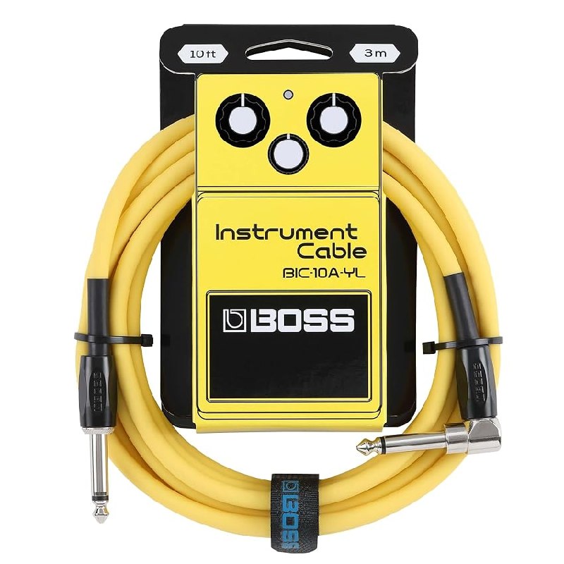 BOSS Serie BIC-10A | Cable de instrumento | Conectores de recto a ángulo recto de