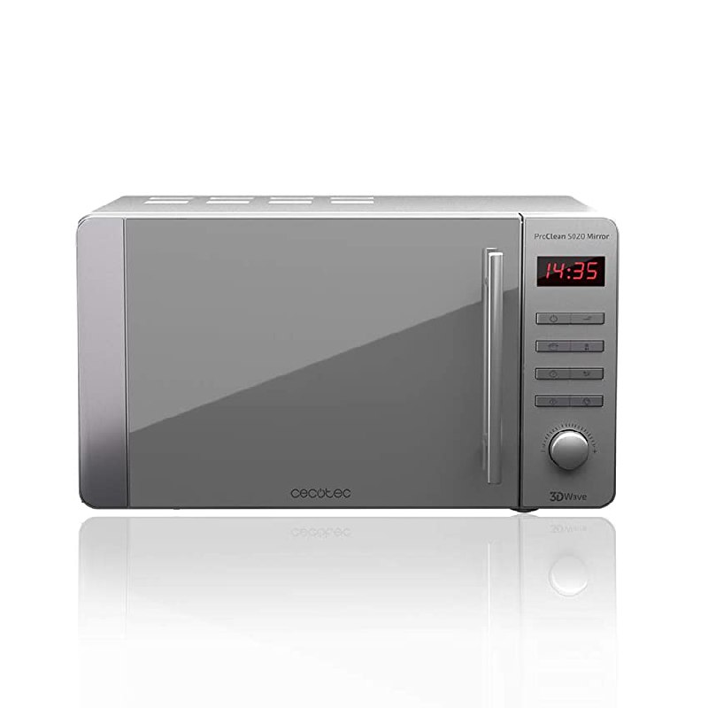 Cecotec Microondas ProClean 5020 Mirror. 700 W, Capacidad 20 L
