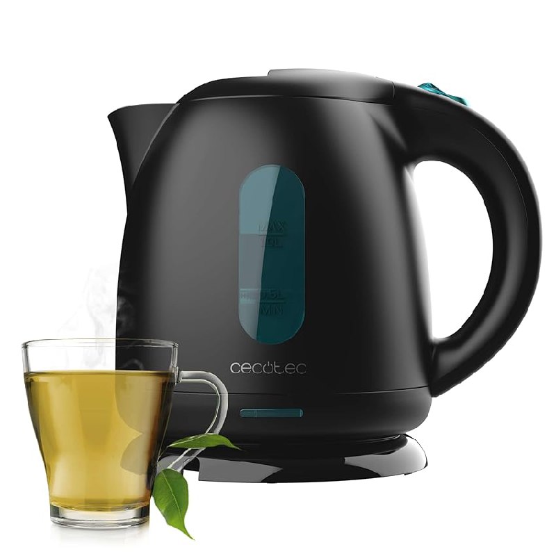 Cecotec Thermosense 140 Black Electric Kettle (1L)