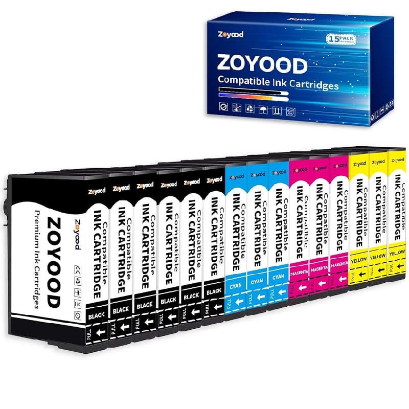 Zoyood Compatible 604XL 604 XL Cartuchos de Tinta Compatible con Epson Expression Home XP