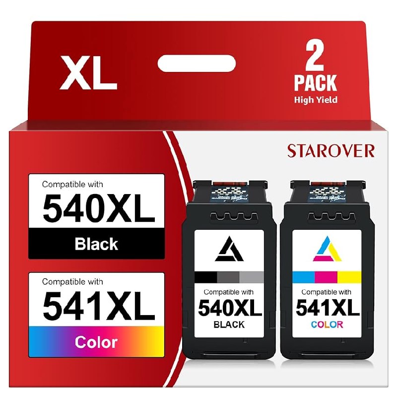 540XL 541XL Compatible para Tinta Canon 540 541 XL para MG3650 MG3650s