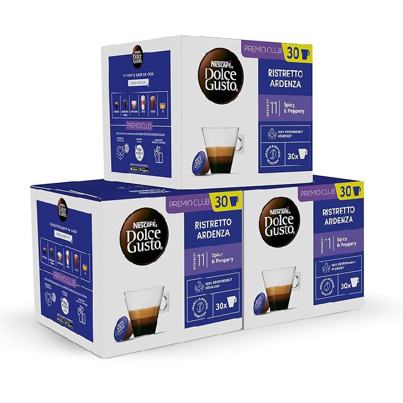 NESCAFÉ Dolce Gusto Café Ristretto Ardenza 90 cápsulas (3×30)