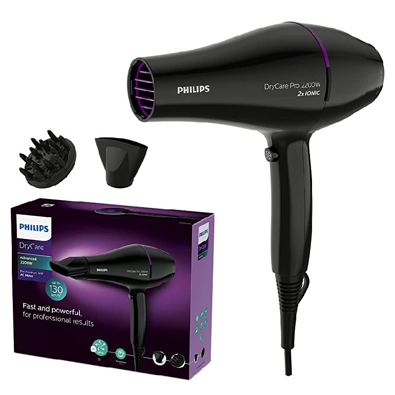 Philips Secador de Pelo, motor AC