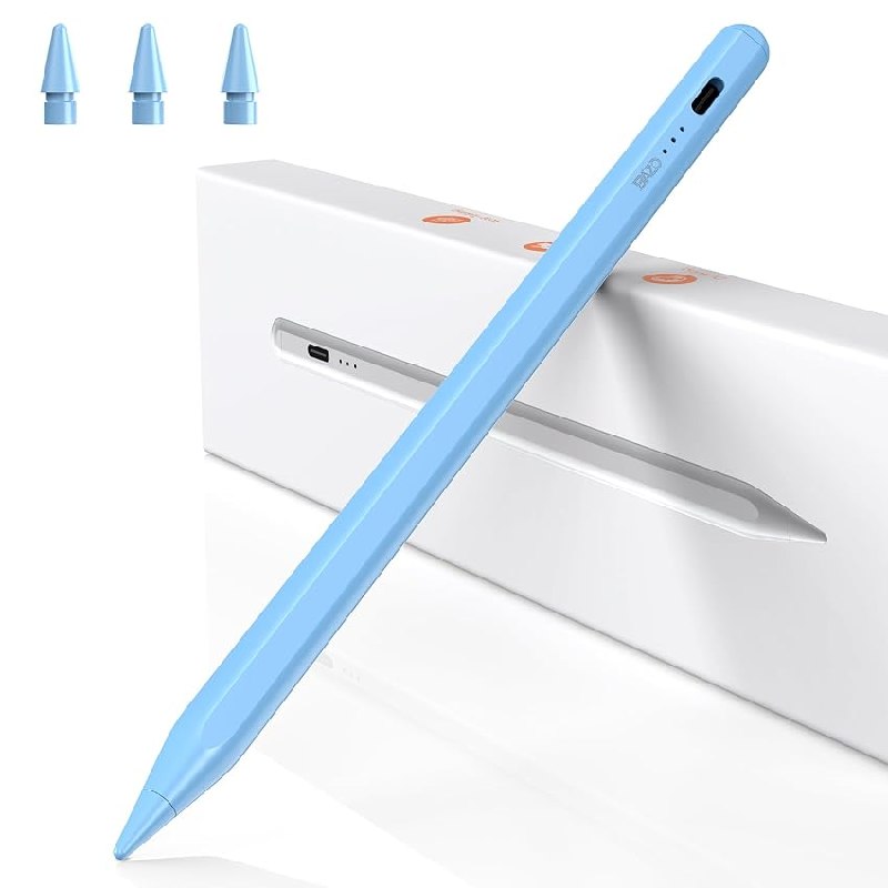 BAZO Lápiz para iPad Apple – 2018-2026 Pencil de 2ª generación de Azul