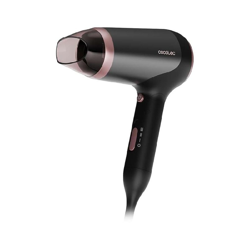 Cecotec Secador de Pelo Plegable IoniCare Power&Travel Black. 2400W