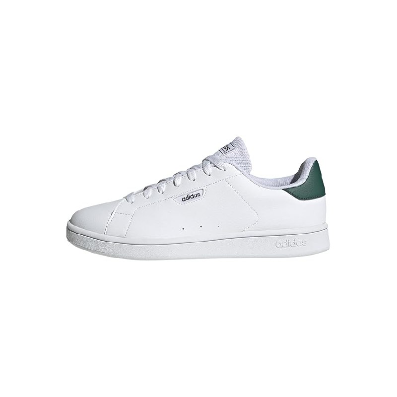 adidas Hombre Urban Court Shoes, FTWR White/FTWR White/Collegiate Green