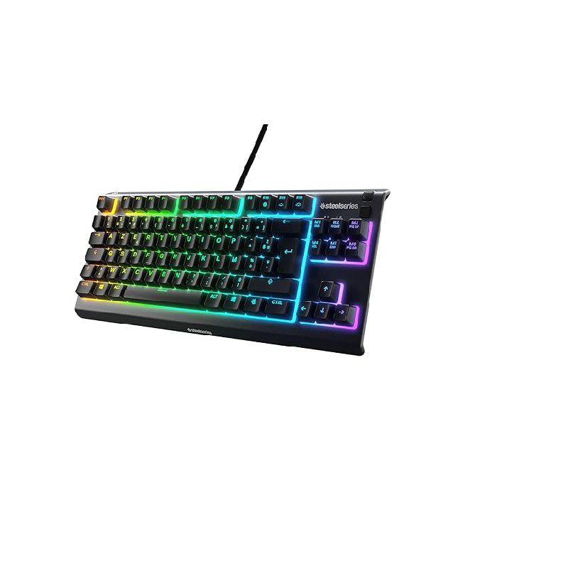 SteelSeries Apex 3 TKL RGB Gaming Keyboard – Factor forma compacto TKL de esports