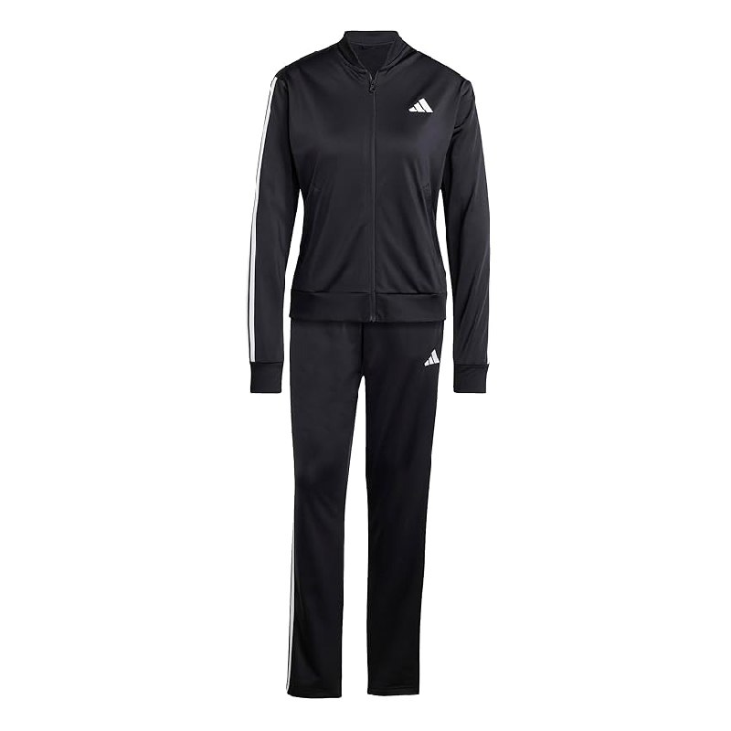 adidas Mujer Essentials 3-Stripes Track Suit, Black