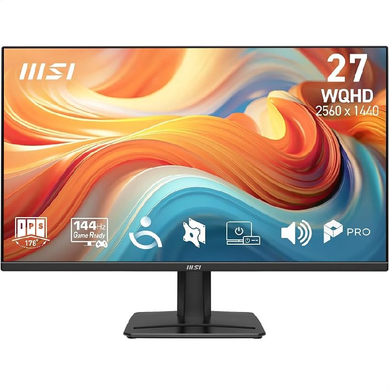 MSI Pro MP275QA E14 de 27″ WQHD, 2560 x 1440 IPS