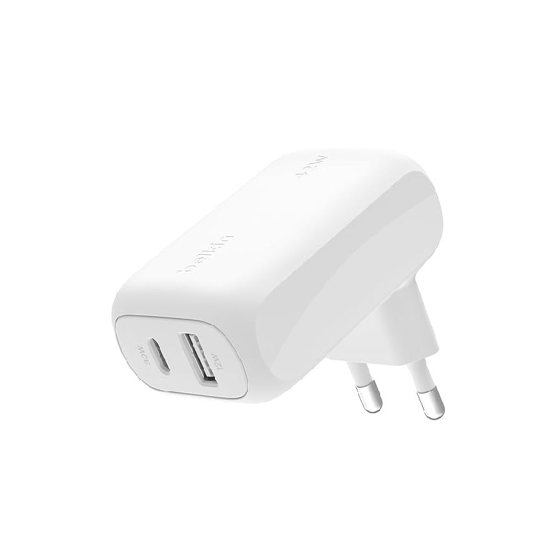 Belkin BoostCharge Cargador de Pared Doble 42W con Puerto USB