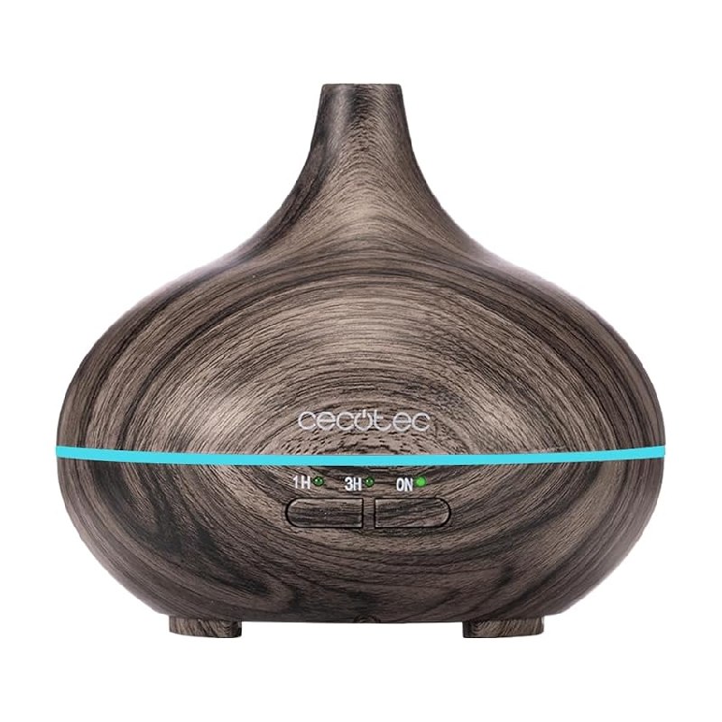 Cecotec Humidificador Ultrasónico con Difusor de Aromas Pure Aroma 150 Yin Grey. Depósito de hasta 150ml