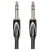 Cable estéreo de interconexión de la serie Black de Roland — TRS de 1/4 de pulgada