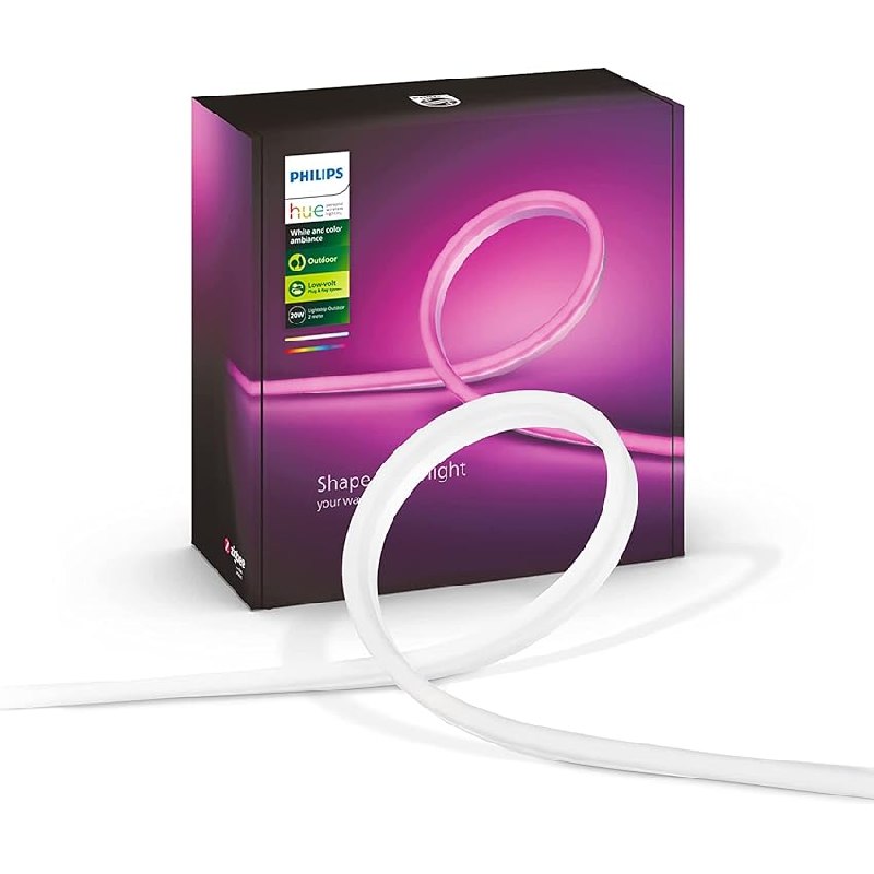 Philips Hue – Tira de Led inteligente Exterior 2m y Alimentador