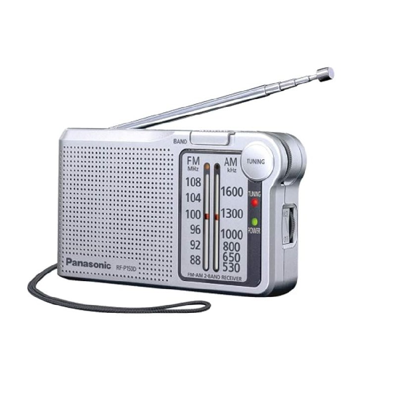 Panasonic RF-P150DEG-S Pocket Radio FM/Am con Sintonizador Digital