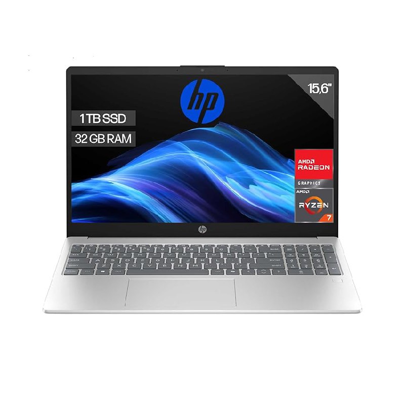 HP 15-fc0240ns – Ordenador portátil de 15.6″ FHD (AMD Ryzen 7)