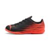 Puma ATTACANTO II IT JR – Tenis de fútbol, Color Negro y Rojo Brillante