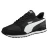 PUMA Unisex ST Runner v2 NL Sneakers, Puma Black-Puma White