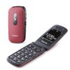 Panasonic KX-TU446EXR 2G Teléfono Móvil para Mayores, Resistente a Golpes