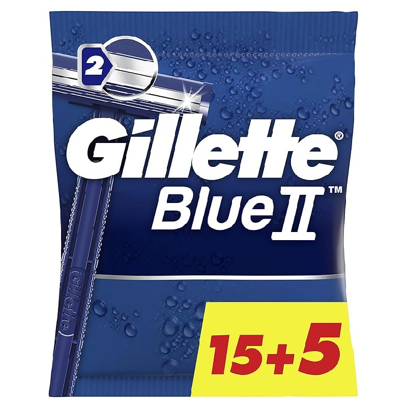 Gillette Blue II Máquinilla de Afeitar Desechable para Hombre
