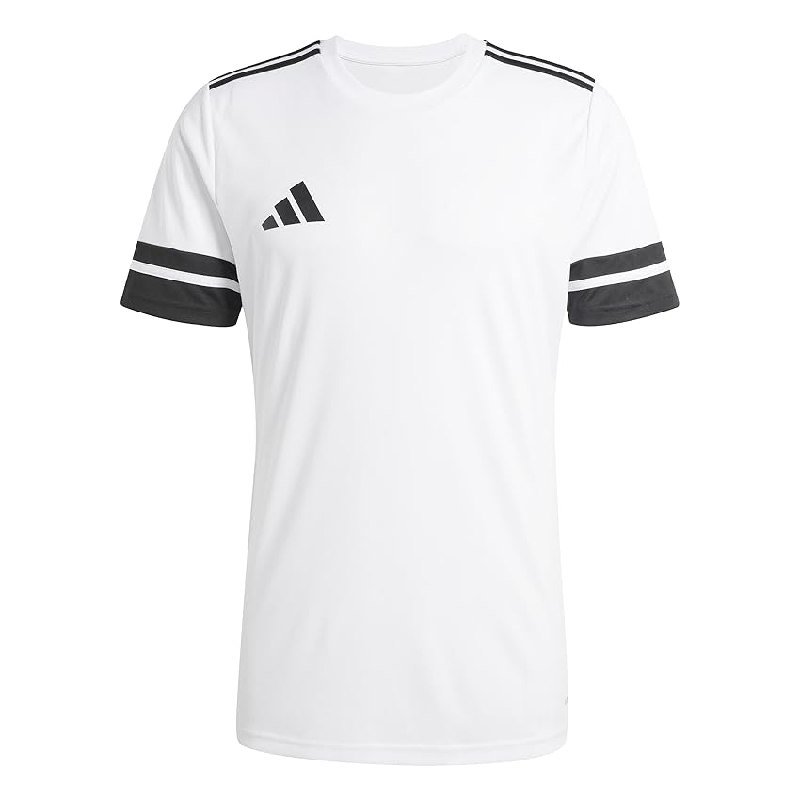 adidas Hombre Squadra25 Jersey Short Sleeve Shirt, White/Black