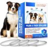Collar Antiparasitario Perros, Collar Antipulgas Perros 4 Piezas con 24 Meses de Protección Efectiva