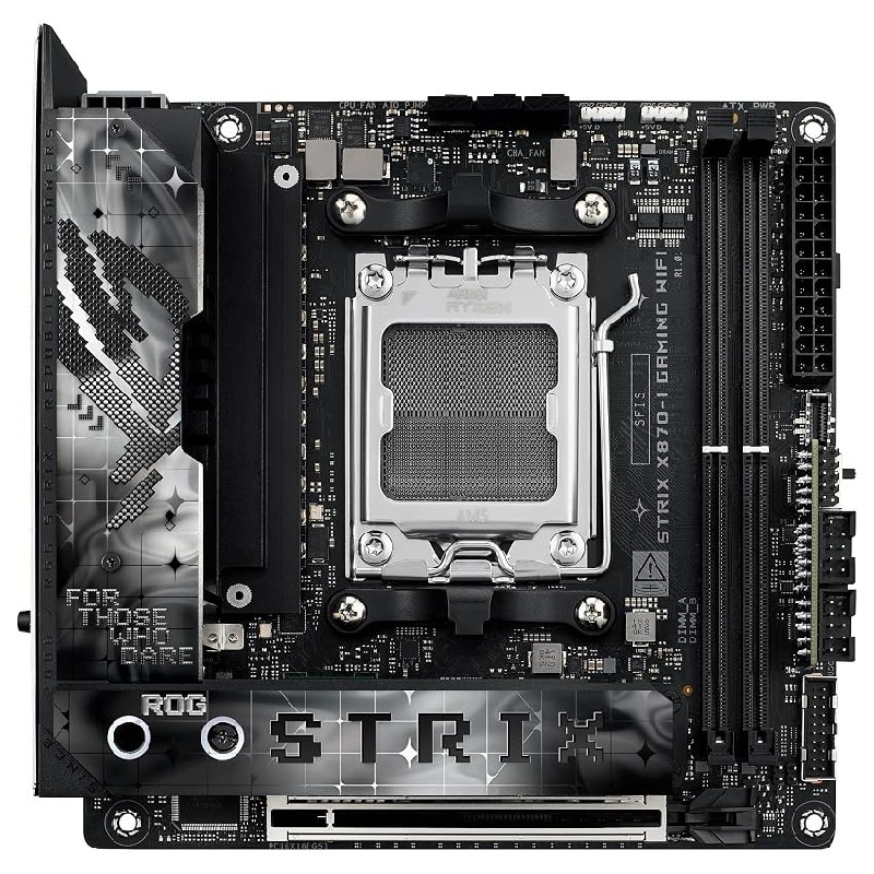 ASUS ROG Strix X870-I Gaming WiFi – Placa Base AMD Mini-ITX, 10+2+1 etapas de Potencia