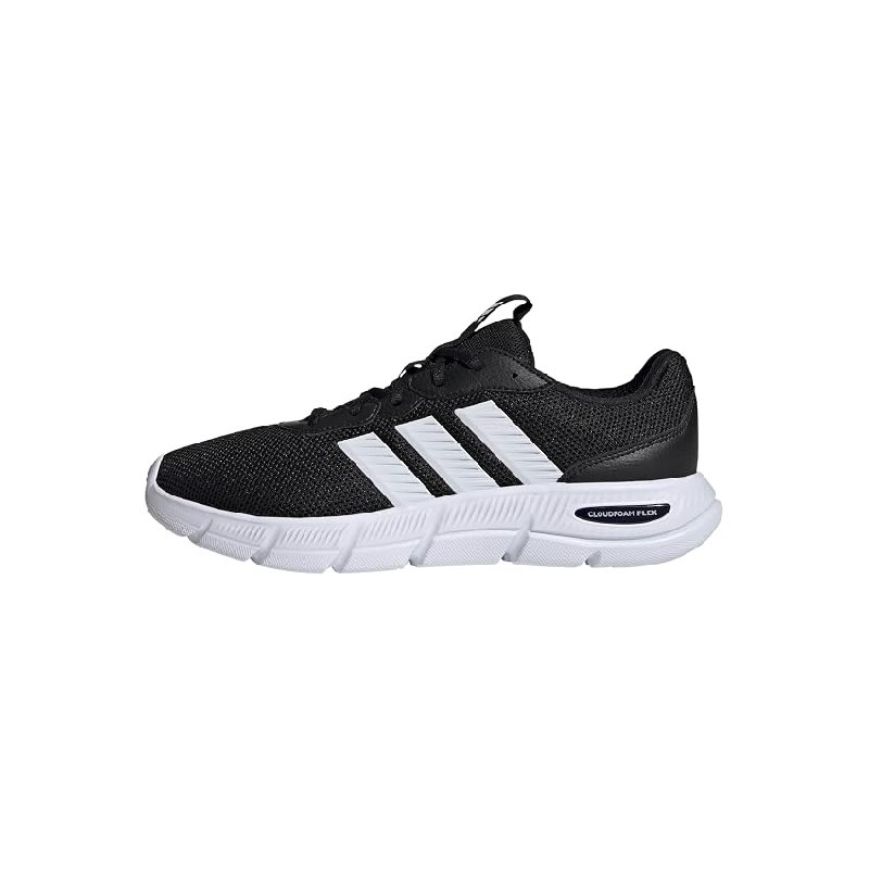 adidas Hombre Cloudfoam Flex Laces Shoes, Core Black/FTWR White/Core Black