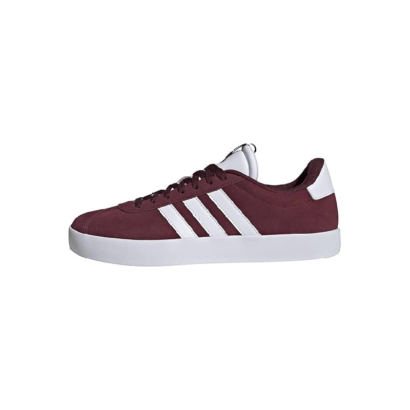 adidas Hombre VL Court 3.0 Shoes, Shadow Red/Cloud White/Shadow Red