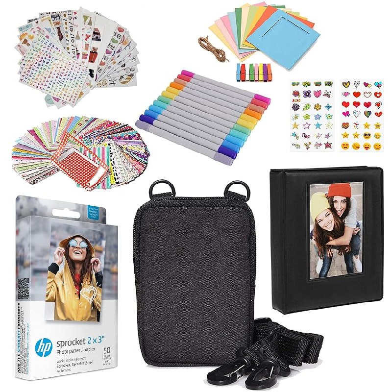 HP 2 x 3 Pulgadas Premium Zink Papel fotográfico (Paquete de 50)
