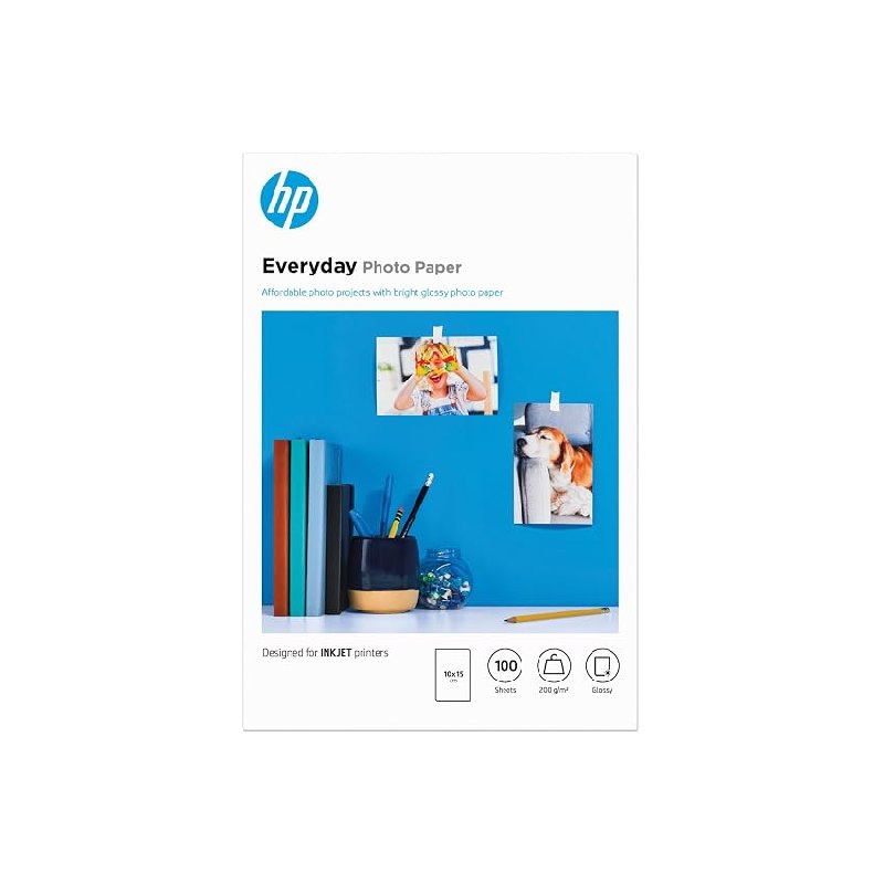 HP Everyday CR757A, Papel fotográfico de tinta brillante
