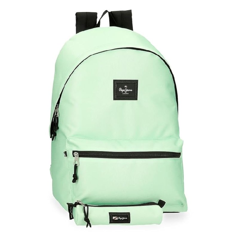 Pepe Jeans Aris Colorful Mochila Verde Portátil 15,6 pulgadas