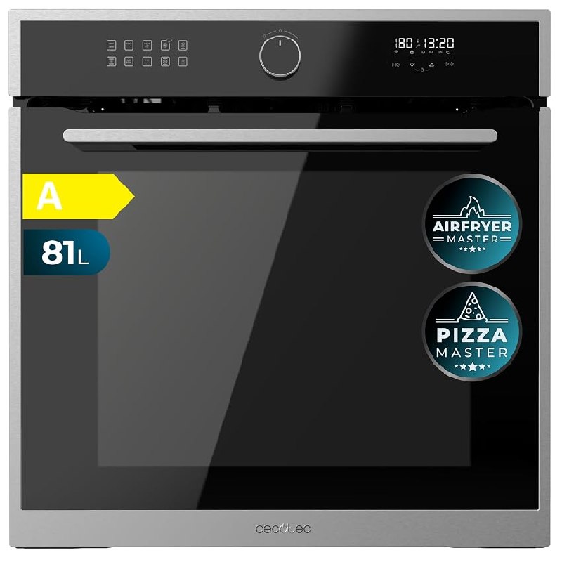 Cecotec Horno Integrable Multifunción 60cm Bolero Hexa AF316000 Edge A 3400W