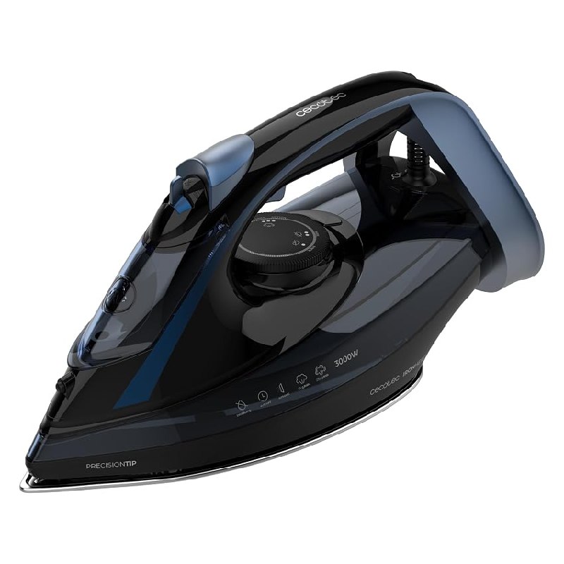 Cecotec Plancha de Ropa IronHero H-3000 Ceramic. Gran Potencia de 3000 W