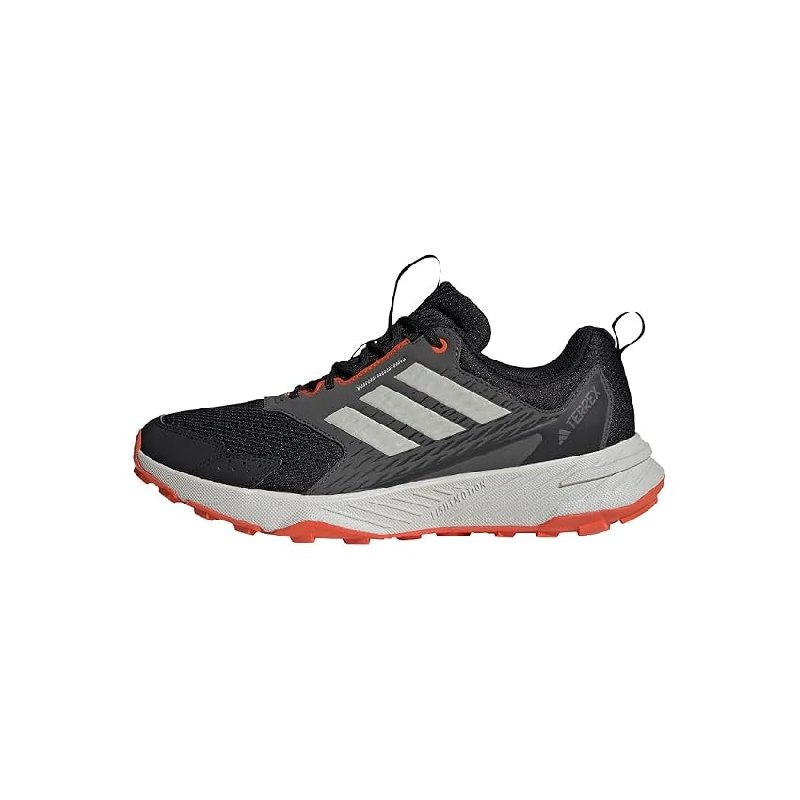 adidas Hombre Terrex Tracefinder 2 Trail Running Shoes, Core Black/Grey One/Semi Impact Orange