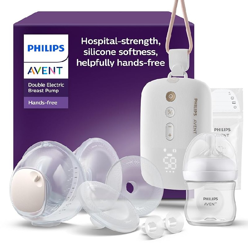 Philips Avent extractor de leche eléctrico doble manos libres