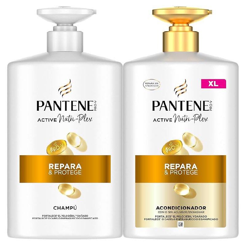 Pantene Pro-V Repara y Protege Champú 1L +Acondicionador 800ml Pelo Dañado