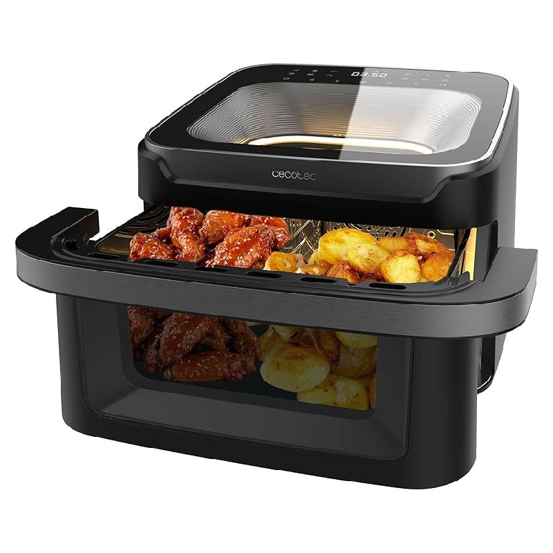 Cecotec Freidora de Aire 10 L Cecofry Advance 10000 Full Vision 2200W