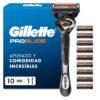 Gillette Proglide Maquinilla de Afeitar Hombre con 10 Cuchillas de Recambio