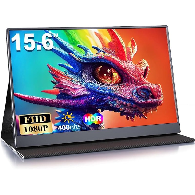 MOMODS Monitor Portatil, 15.6 Pulgadas Pantalla Portatil