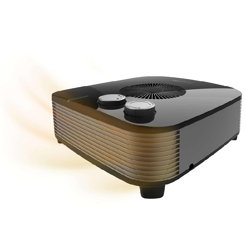 Cecotec Calefactor Eléctrico Termoventilador ReadyWarm 2060 Max Horizon Black. 2000W