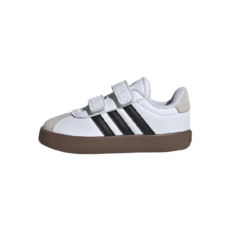 adidas Unisex Kids VL Court 3.0 Cloud White/Core Black/Grey One 4 UK Child 20 EU