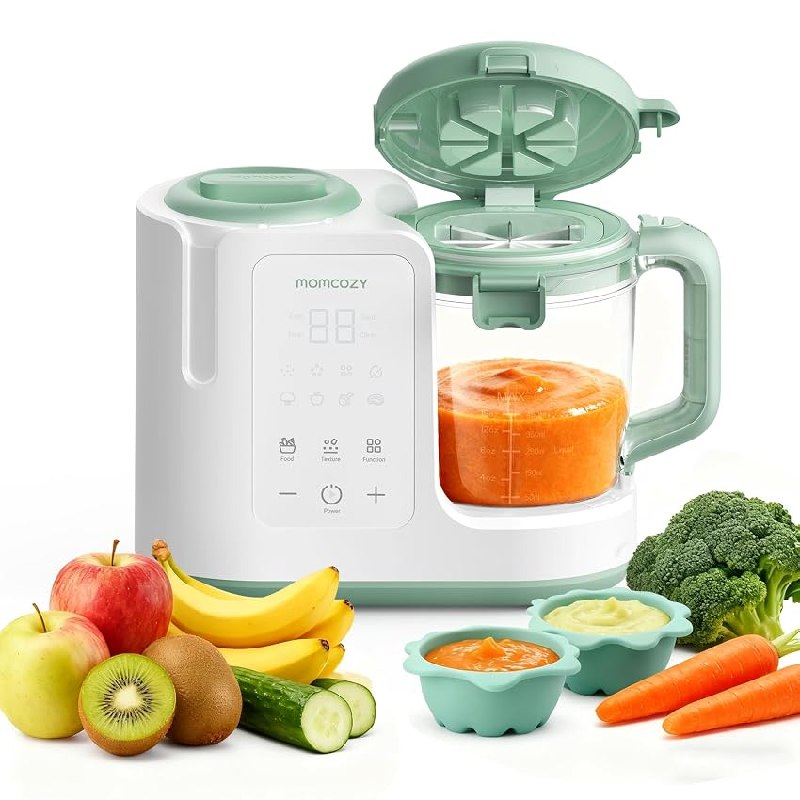 Momcozy Robot Cocina Bebé 4 en 1, Automático con 3 Texturas