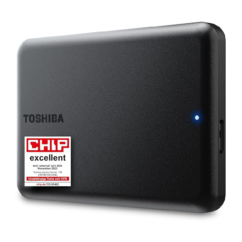 Toshiba Canvio Partner 1TB – Disco Duro Externo portátil de 2,5»