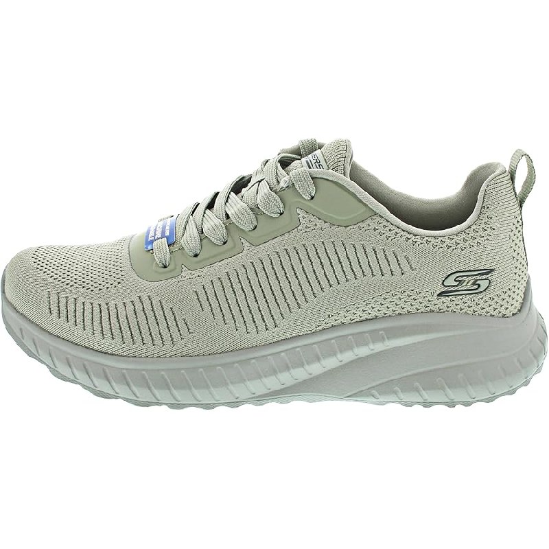 Skechers Mujer Bobs Squad Chaos Face Off Trainers, Sage Engineered Knit