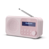 Sharp DR-P420(PK) Tokyo Dab+, FM Portable Digital Radio with RDS)