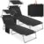 tectake® Set de 2X Tumbonas Jardín Exterior, Tumbonas Plegables con Reposacabezas