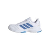 adidas Hombre Ligra 8 Mens Indoor Shoes, FTWR White/Ray Blue/Lucid Aquamarine