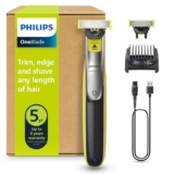 Philips OneBlade 360 – Maquinilla de Afeitar Híbrida, Barbero Eléctrico y Afeitadora