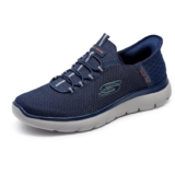 Skechers Hombre Summits High Range Slip-In ENTRENADOR, Navy Mesh/Trim
