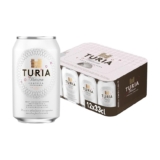 Turia Märzen | Cerveza Tostada | Reflejos Rojizos | Sabor Único | Pan Tostado | Pack 12 Latas x 33 cl